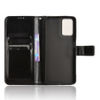Klapkové puzdro pre Motorola Moto E14, Crazy Horse Wallet, čierne