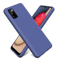 Obal na mobil pre Samsung Galaxy A02s, Silicone Lite, tmavomodré