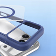 Puzdro Dux Ducis pre iPhone 17 Pro Max, Skin X Pro, s chlopňou, pre MagSafe, tmavomodré