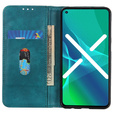 Obal na mobil pre Google Pixel 7a, Wallet Litchi Leather, zelený