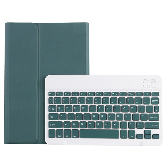 Puzdro s bluetooth klávesnicou pre Xiaomi Pad 7 / 7 Pro, zelené