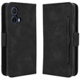 Klapkové puzdro pre Motorola Moto G85, Card Slot, čierne