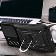 Obal na mobil pre Samsung Galaxy S22 Plus, CamShield Slide, čierne