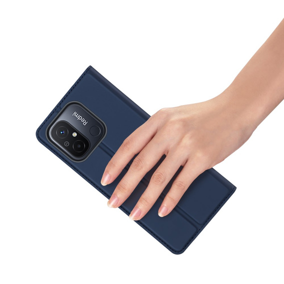 Dux Ducis Obal na mobil pre Xiaomi Redmi 12C, Skinpro, tmavomodré