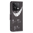 Klapkové puzdro pre Xiaomi Redmi Note 13 5G, Wallet, Don't Touch My Phone čierne