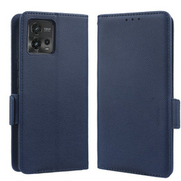 Klapkové puzdro pre Motorola Moto G72, Wallet Thin Magnet, tmavomodré