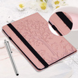 Puzdro s chlopňou pre Huawei MatePad SE 10.4, tree, ružové rose gold