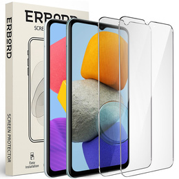 2x tvrdené sklo pre Samsung Galaxy M23 / M13, ERBORD 9H Hard Glass na displeji