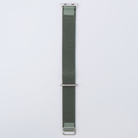Nylonový remienok pre Apple Watch 1/2/3/4/5/6/7/8/SE/ULTRA 42/44/45/49 mm, zelený