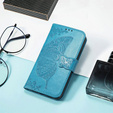 Klapkové puzdro pre T Phone 3 5G, Butterfly, modré