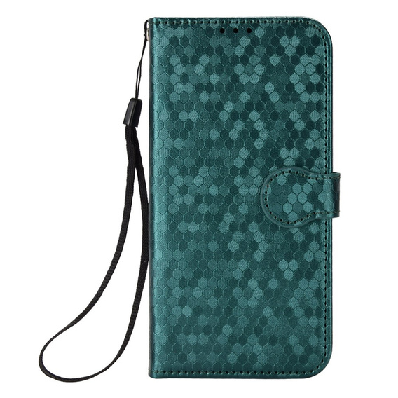 Flipové puzdro pre Motorola Moto G86 Power 5G, Wallet Rhombus, zelený