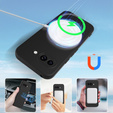 Obal na mobil pre Google Pixel 9A, Silicone MagSafe, čierne