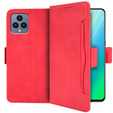 Klapkové puzdro pre T Phone 5G, Card Slot, červené