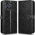 Flipové puzdro pre Motorola Moto G56 5G, Wallet Rhombus, čierne
