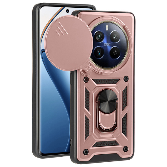 Obal na mobil pre Realme 12 Pro 5G / 12 Pro+ 5G, CamShield Slide, ružové