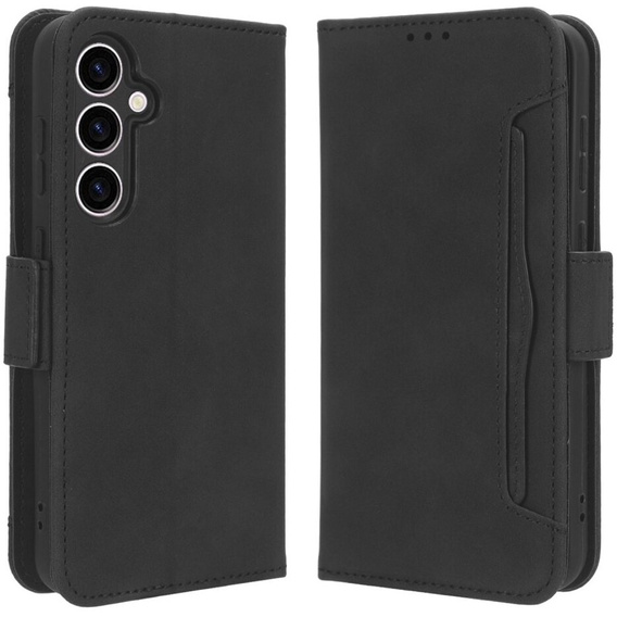 Klapkové puzdro pre Samsung Galaxy S23 FE, Card Slot, čierne