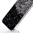 Obal na mobil pre Samsung Galaxy S10 Plus, Glittery, čierne
