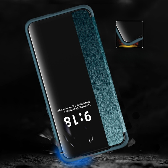 Flipové puzdro pre Huawei P60 Pro, Side View, modré