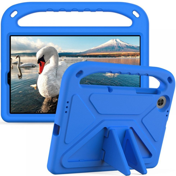 Detské puzdro pre Lenovo Tab M10 X505 / X605 / Lenovo Tab P10 X705F 10.1, detské puzdro s rukoväťou, modré