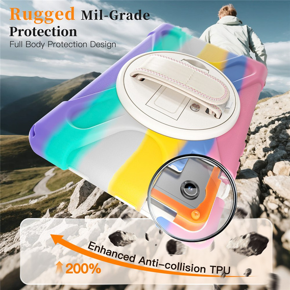 Puzdro s podstavcom a ramenným popruhom pre Samsung Galaxy Tab A11