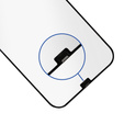 2x tvrdené sklo pre iPhone X / XS / 11 Pro, ERBORD Easy App Full Screen Protector