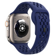 Silikónový remienok pre Apple Watch 1/2/3/4/5/6/7/8/SE/ULTRA 42/44/45/49MM, námornícka modrá