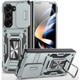 Obal na mobil pre Samsung Galaxy Z Fold6 5G, CamShield Slide, strieborné