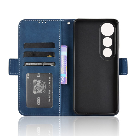 Klapkové puzdro pre Vivo V50 Lite 4G / 5G, Card Slot, tmavomodré