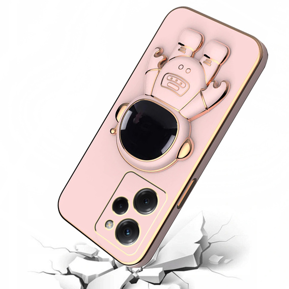 Obal na mobil pre Xiaomi Poco X5 Pro 5G, Astronaut, ružové rose gold