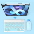 Puzdro + klávesnica Apple iPad Pro 11" 5 gen. 2024, Leather Pen Slot TouchPad, čierne