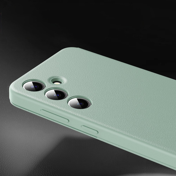 Flipové puzdro pre Samsung Galaxy A55 5G, Smart View Wallet, zelený