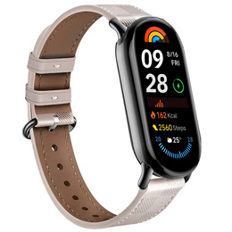Kožený remienok pre Xiaomi Smart Band 10 / 9 / 8