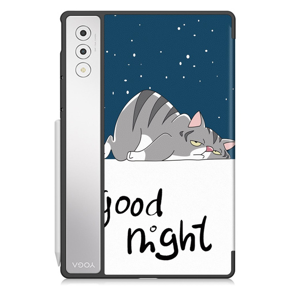 Puzdro pre Lenovo Yoga Tab Plus, Smartcase, cat