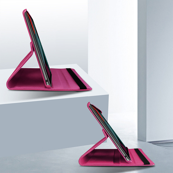 Puzdro pre iPad 11" 2025 A16 (11 gen.) / iPad 10.9" 2022 (10 gen.), otočné o 360°, ružové