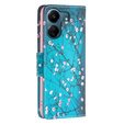 Klapkové puzdro pre Xiaomi Redmi 13C / Poco C65, Wallet, Sakura, modré