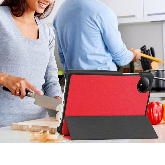 Puzdro pre Xiaomi Redmi Pad SE 8.7, Smartcase, červené