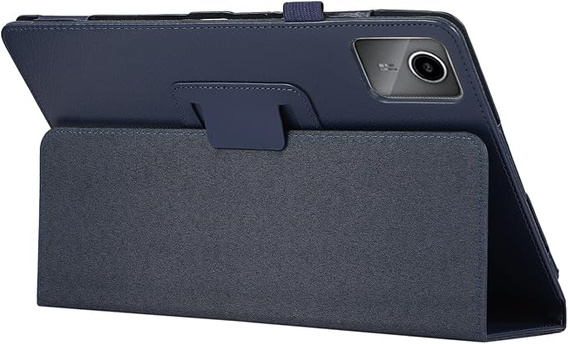 Puzdro pre Lenovo Tab M11, bi-fold, s chlopňou, tmavomodré
