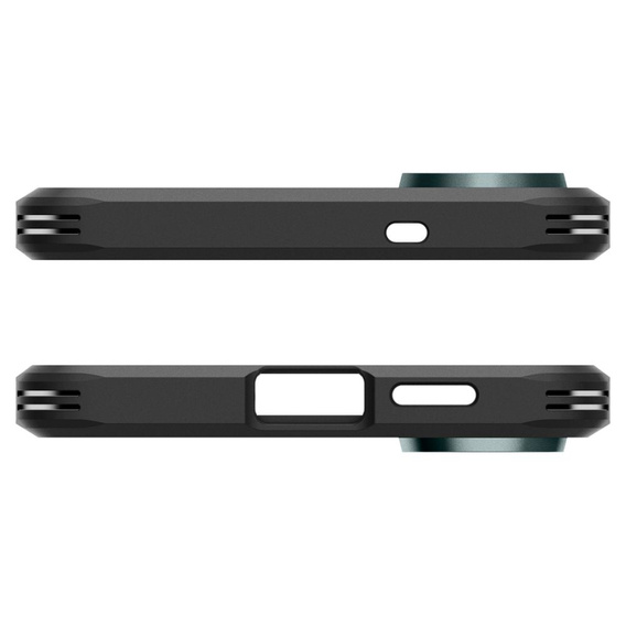 Puzdro Spigen pre Samsung Galaxy A36 5G, Tough Armor Mag MagSafe, čierne + tvrdené sklo 9H