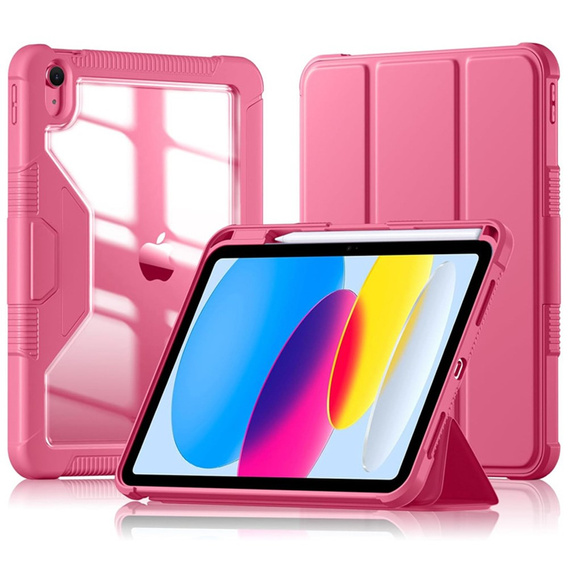 Puzdro pre iPad 11" 2025 A16 (11 gen.) / iPad 10.9" 2022 (10 gen.), Smartcase Hybrid, so slotom na stylus, ružové