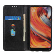 Flipové puzdro pre Motorola Edge 50 Pro, Split Leather, čierne