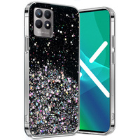 Obal na mobil pre Realme 8i, Glittery, čierne