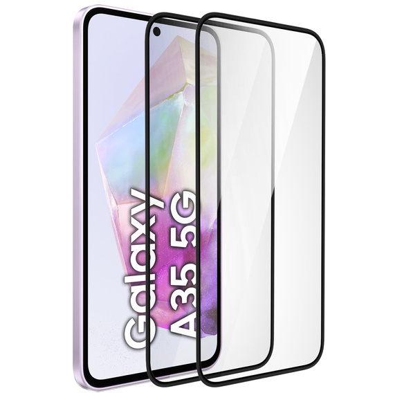 2x keramické hybridné sklo ERBORD pre Samsung Galaxy A35 5G