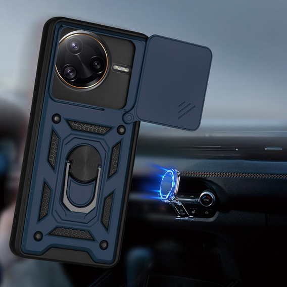 Obal na mobil pre Xiaomi Poco F7 Ultra, CamShield Slide, modré