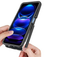 Puzdro pre Xiaomi Redmi Note 12 Pro 5G / POCO X5 Pro 5G, Shockproof, s fóliou, čierne