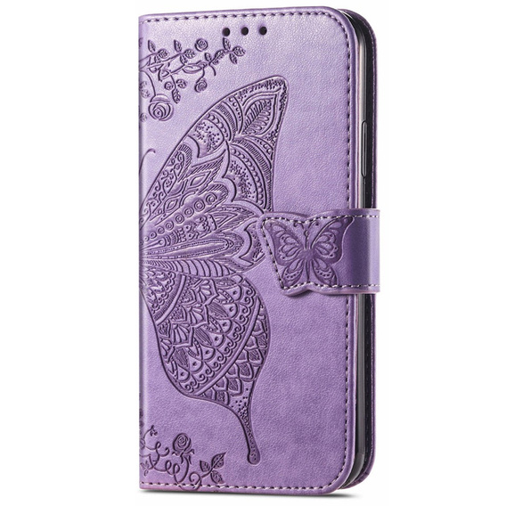 Klapkové puzdro pre Samsung Galaxy A26, Butterfly, fialové