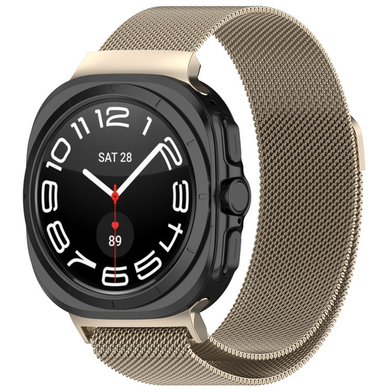 Milánsky náramok pre Samsung Galaxy Watch Ultra 47mm (2025 / 2024), béžový