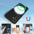 Obal na mobil pre Samsung Galaxy S24 FE, Silicone MagSafe, čierne