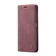 CASEME puzdro pre Xiaomi Redmi Note 10 Pro, Leather Wallet Case, červené