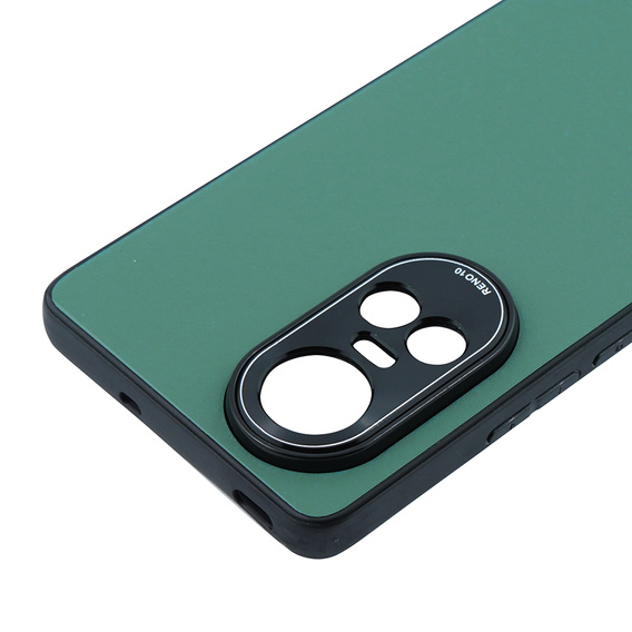 Kožené puzdro pre Oppo Reno 10 / 10 Pro, leather hybrid, zelený
