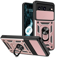 Obal na mobil pre Google Pixel 8, CamShield Slide, ružové rose gold